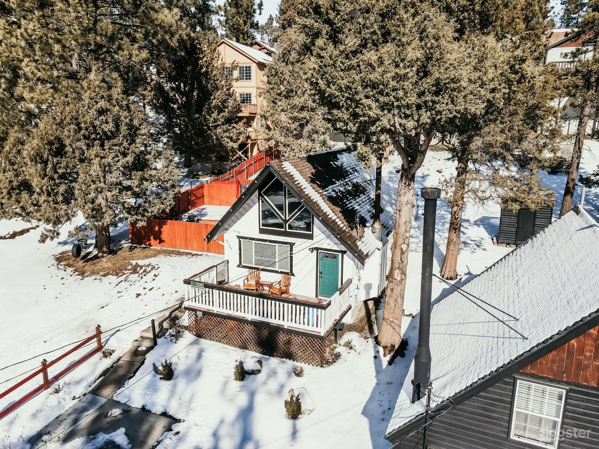 Aerial shot - not pictured - view of Bear Mountain from front porch