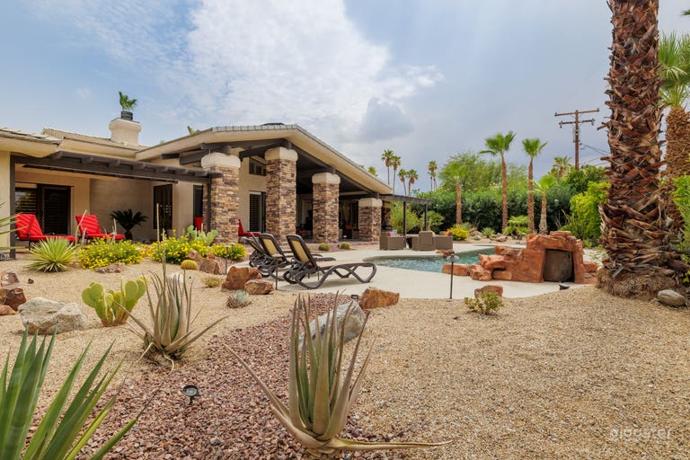  California Modern Spanish Desert Oasis  