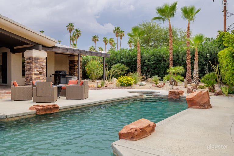  California Modern Spanish Desert Oasis  