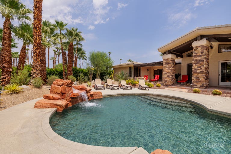  California Modern Spanish Desert Oasis  