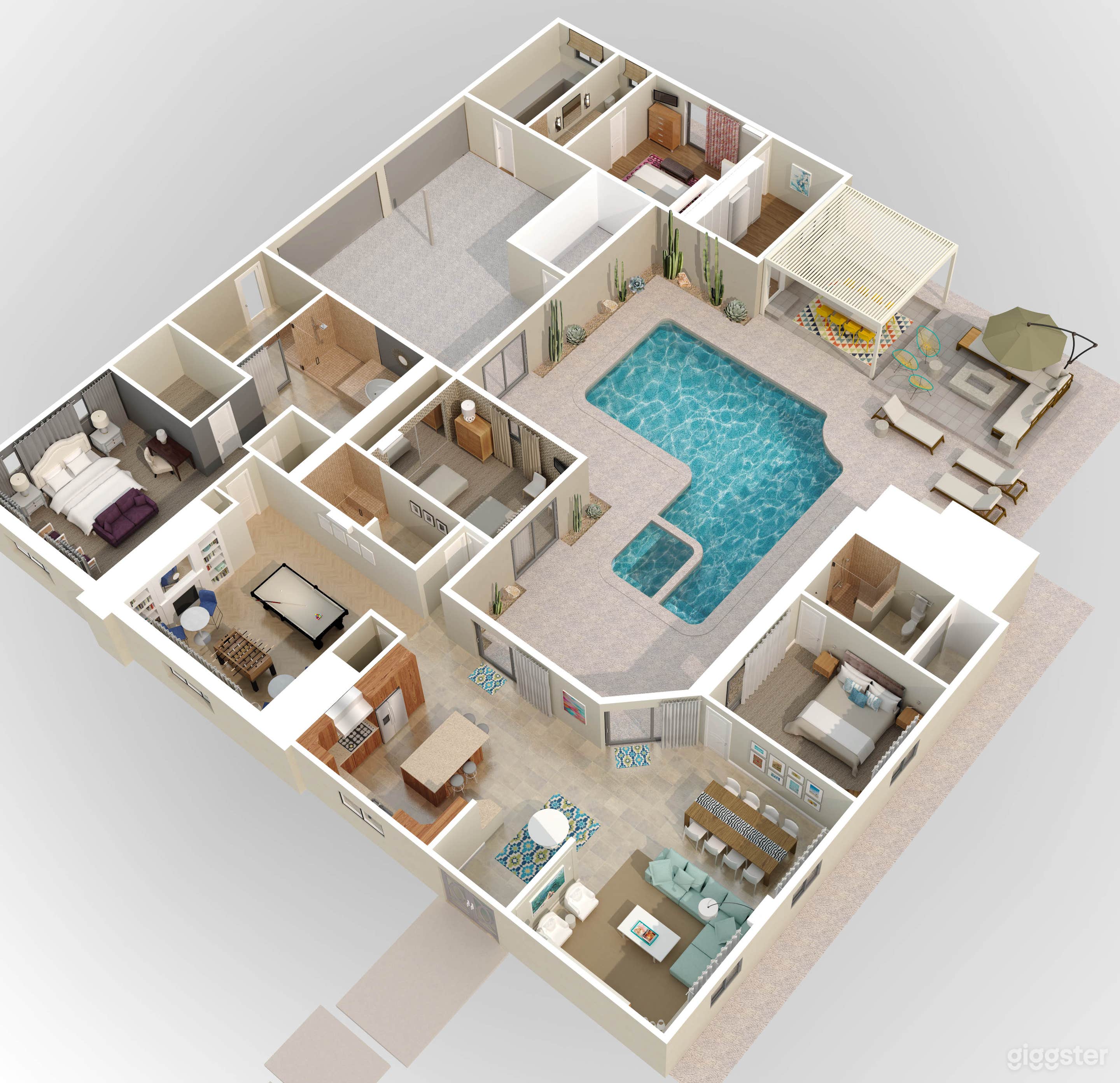 3D floorplan