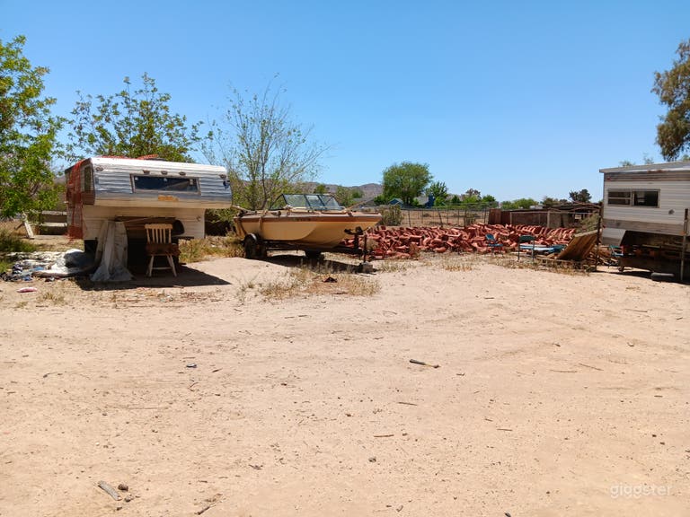  Rural desert downscale backyard  