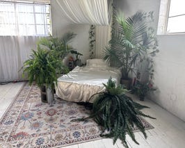  Private loft studio with natural light furniture 