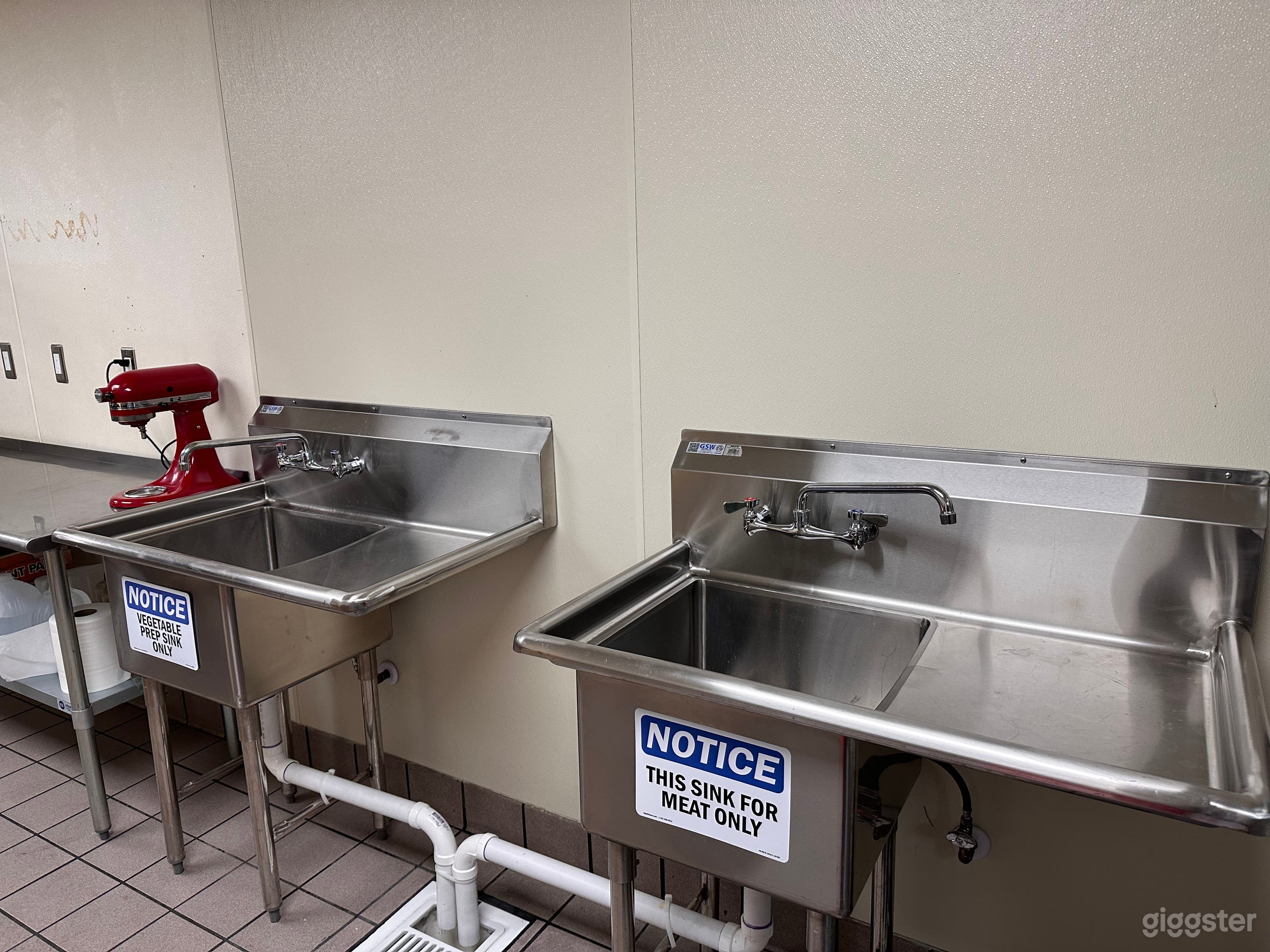 Meat &amp; Vegetable Sink