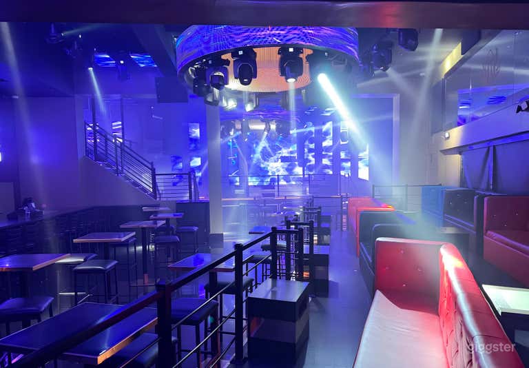  Luxury Nightclub Venue with Full Bar & LED Lighting 
