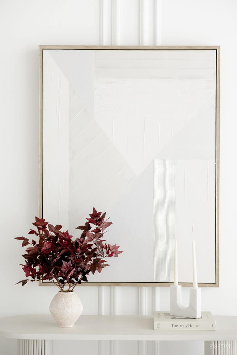  Aura elegant all white modern lived-in Parisian apartment 