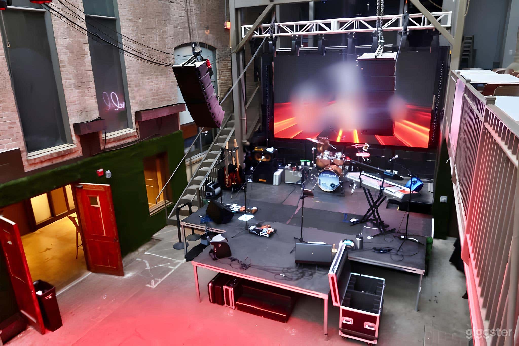 Industrial Live Music Venue with Stage Photo 2