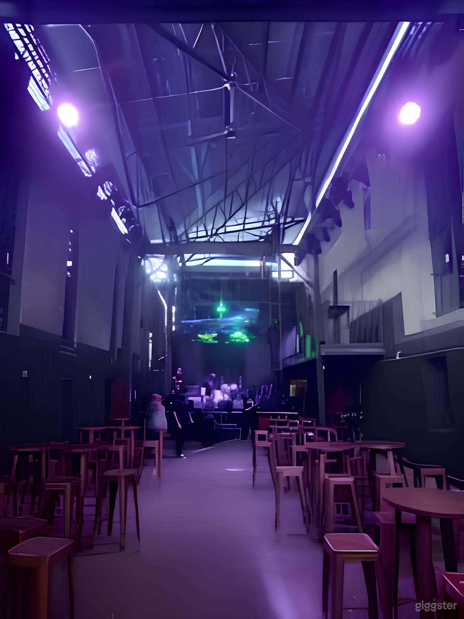 Industrial Live Music Venue with Stage Photo 4