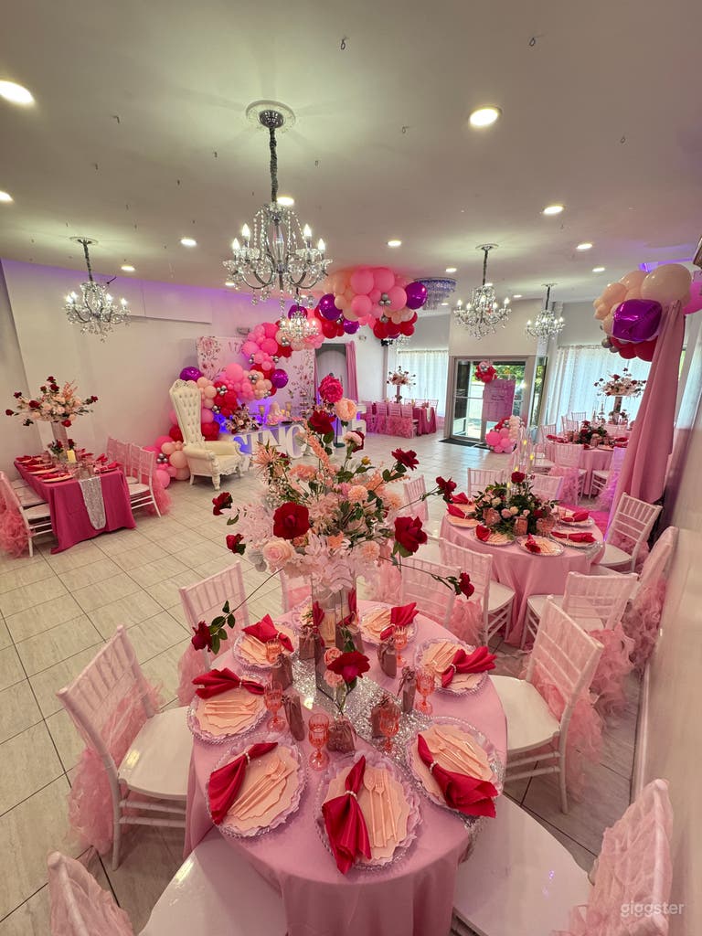  Espacio Versátil para Eventos de Cumpleaños, Baby Showers y Bodas 