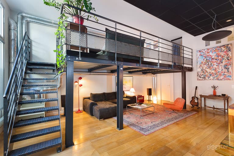  Loft industriel créatif à Paris 