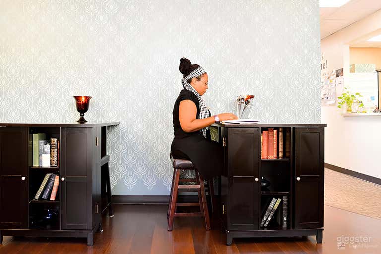  Blue Meeting Room - Private Meeting Room w/ Large Window 