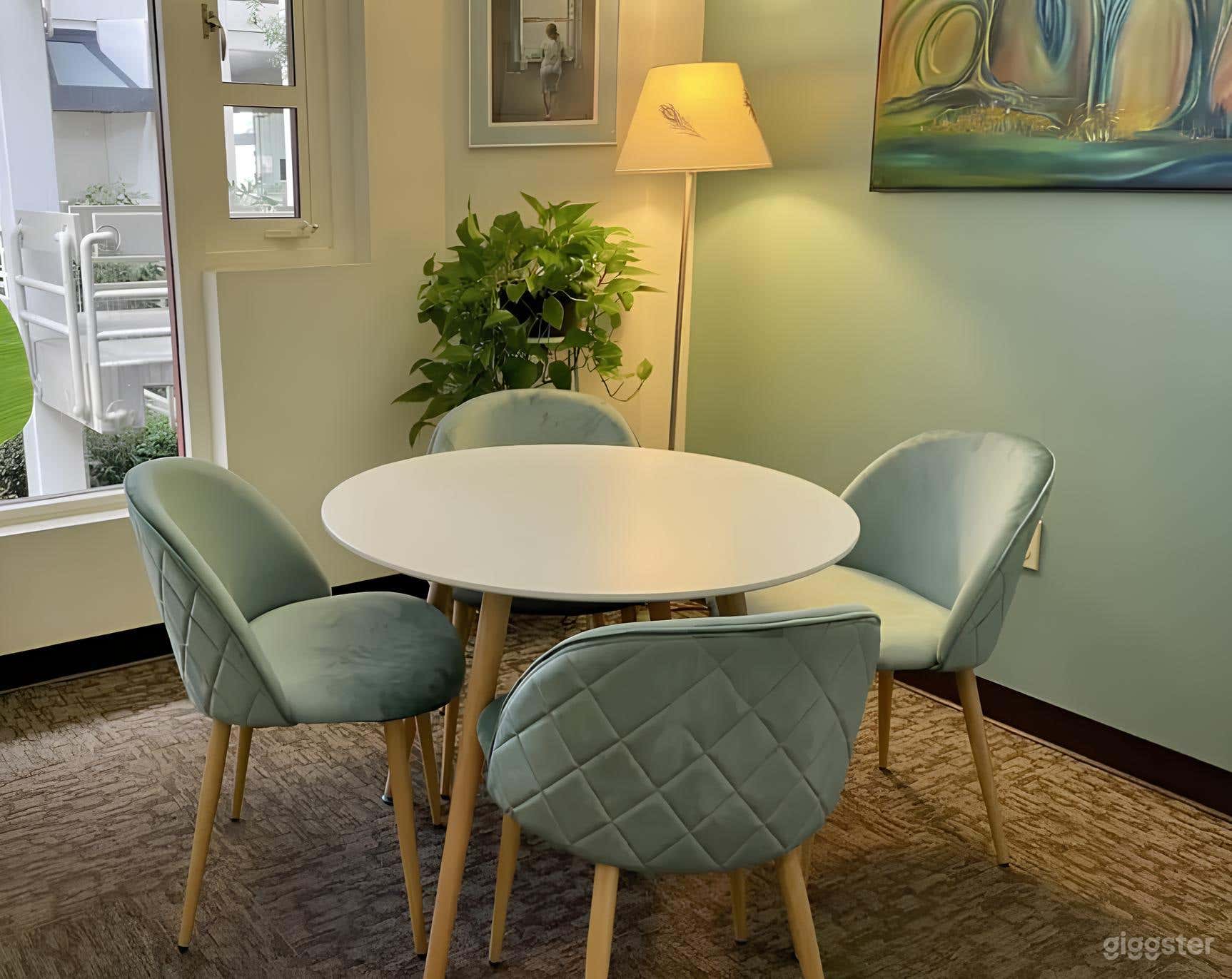 Blue Meeting Room - Private Meeting Room w/ Large Window Photo 3