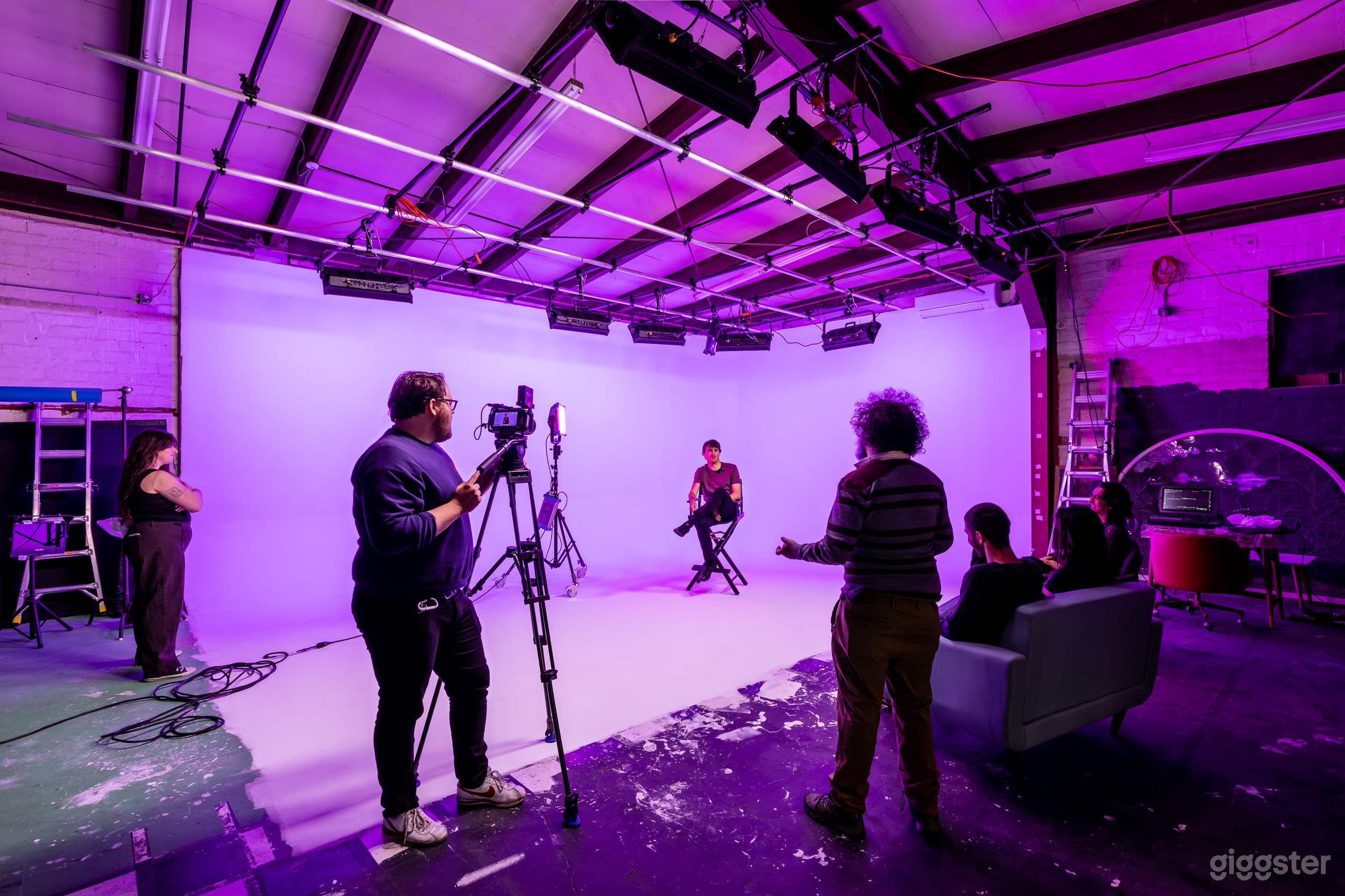 Studio with RGB LED lit Cyclorama Wall! Photo 4