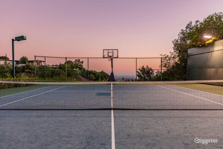  VILLA BEVERLY HILLS - COURT DE TENNIS/BASKETBALL 