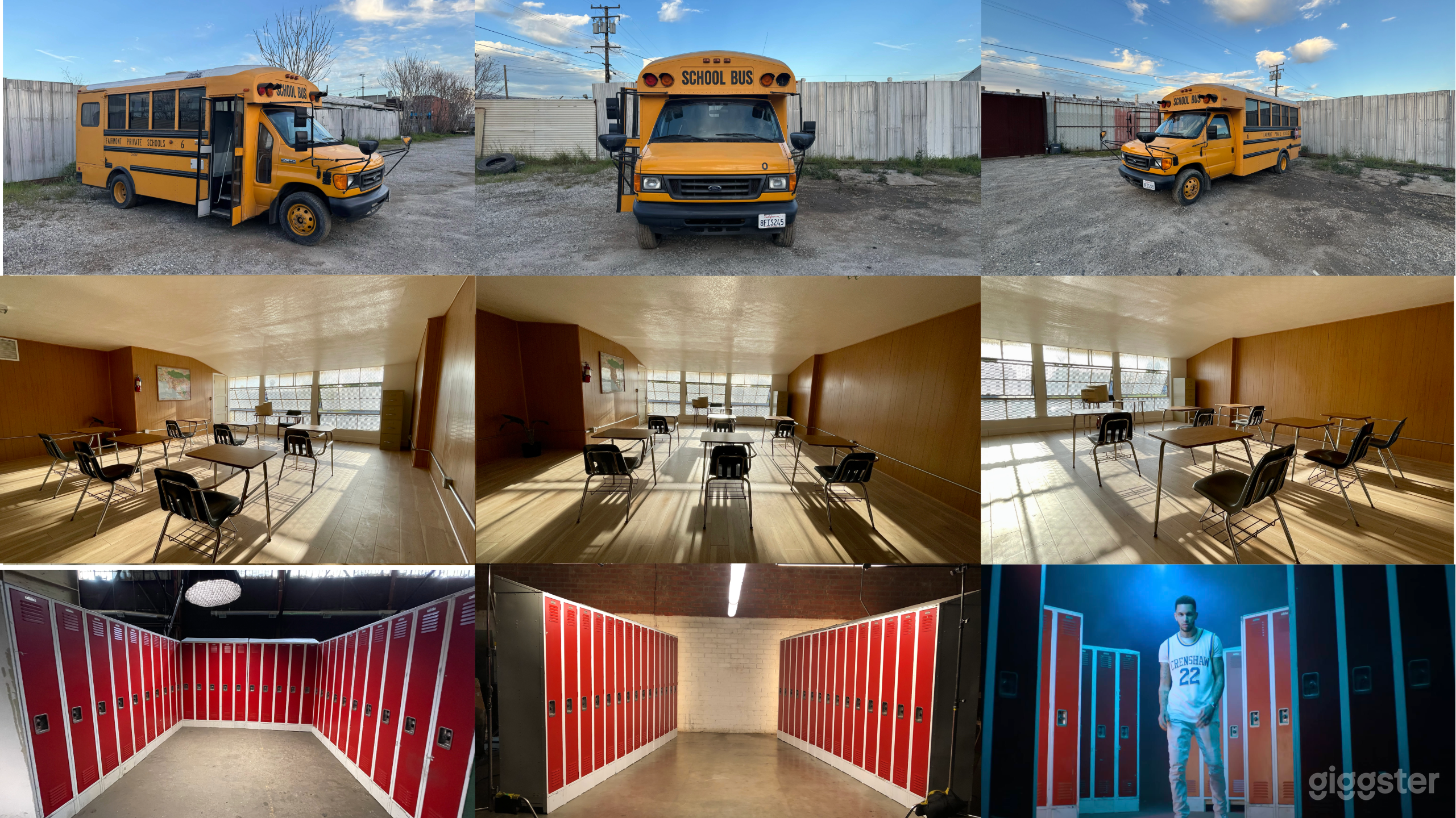 Back 2 School Package: School Bus + Classroom + Lockers Photo 1