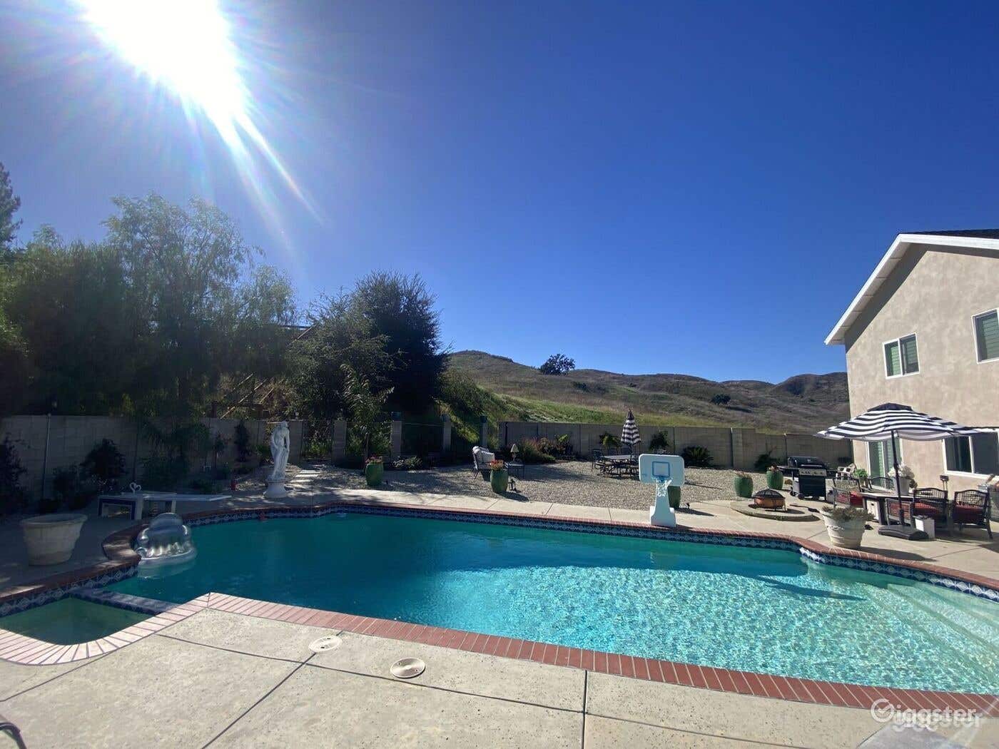 Roman Pool and Spa Jacuzzi Oasis Photo 3