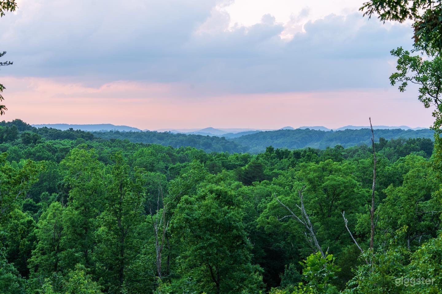 Peaceful Countryside with Forest, Fields, Lookout, and Lake Photo 1
