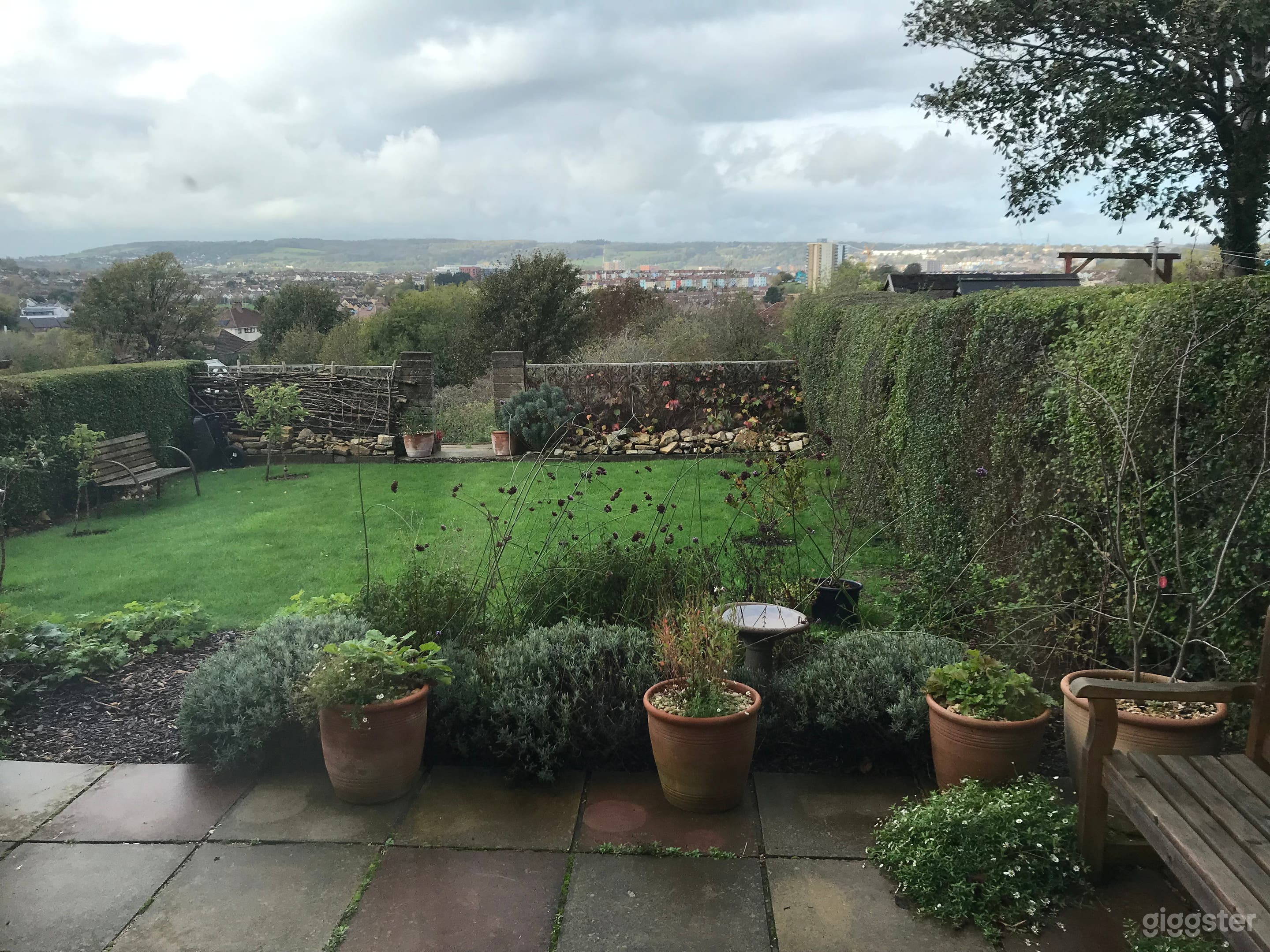 Garden &amp; Bristol view