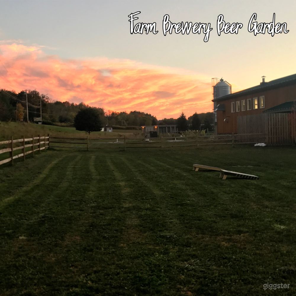 Farm Brewery Beer Garden Photo 2