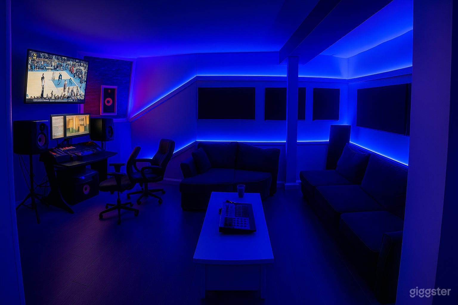 Spaceship themed Recording Studio W/ WALL SPEAKERS Photo 1