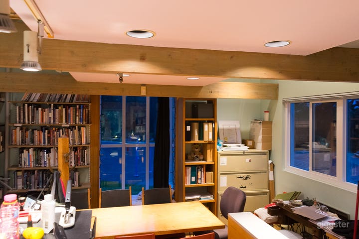  another angle of the meeting space including the bay window which looks out over the splash park  