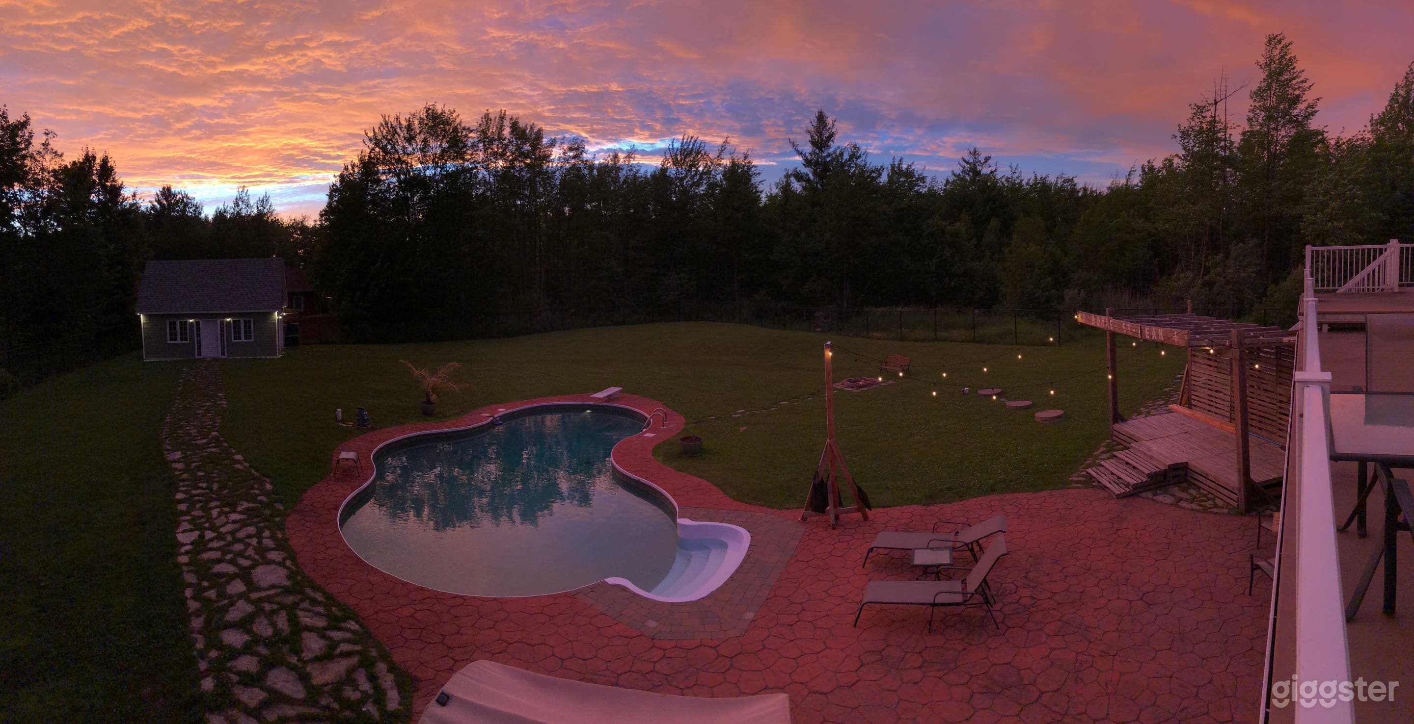 Heated in-ground Pool for Production Photo 4