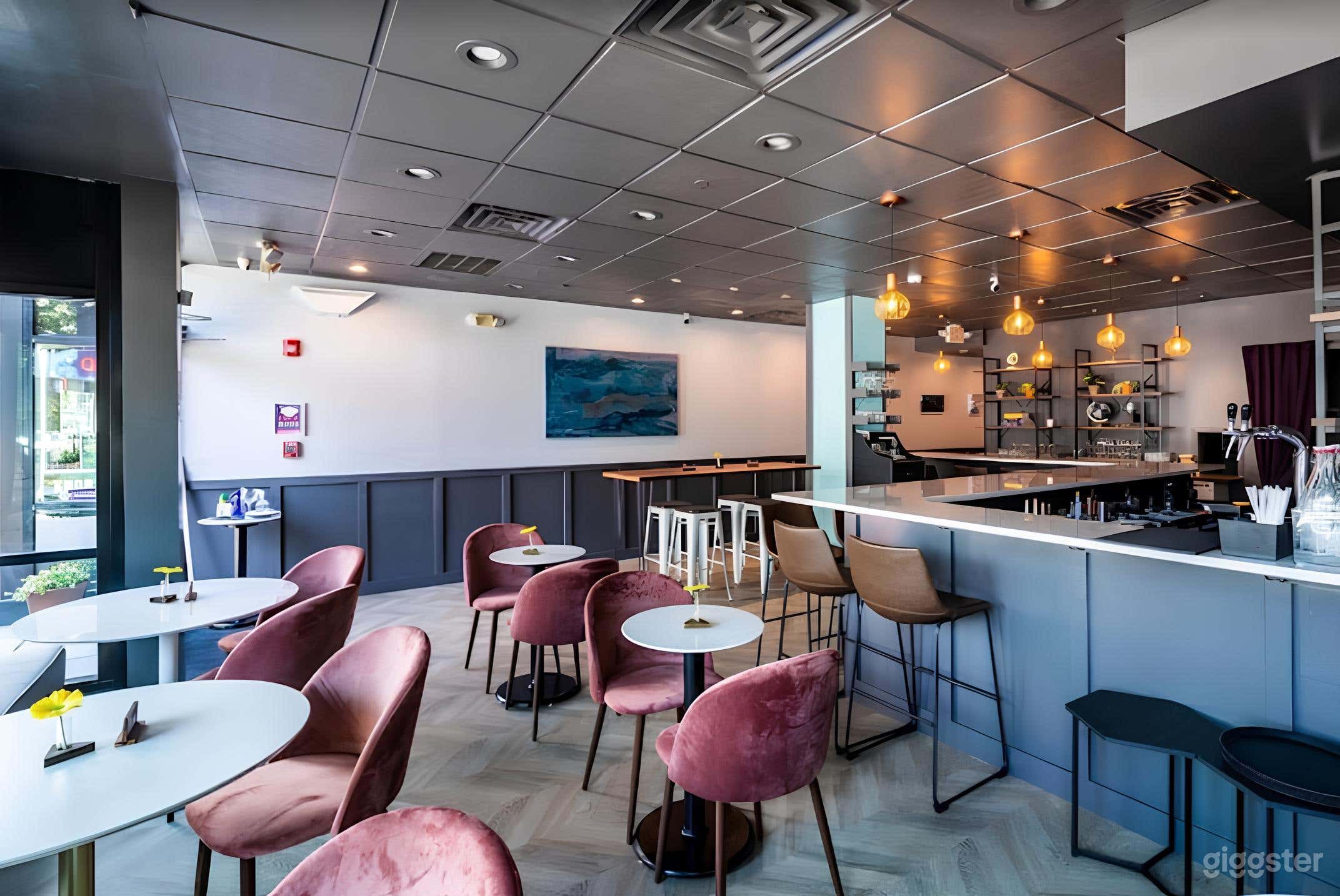 Wine and Cocktail Bar with Classy Interior Photo 4