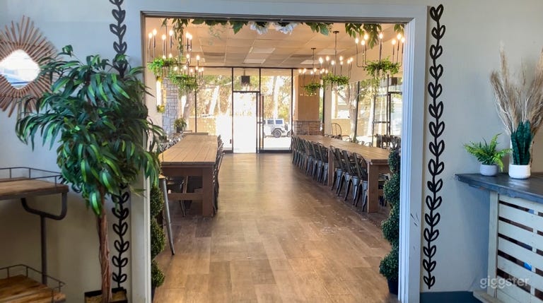  Sophisticated Boho Event Space 