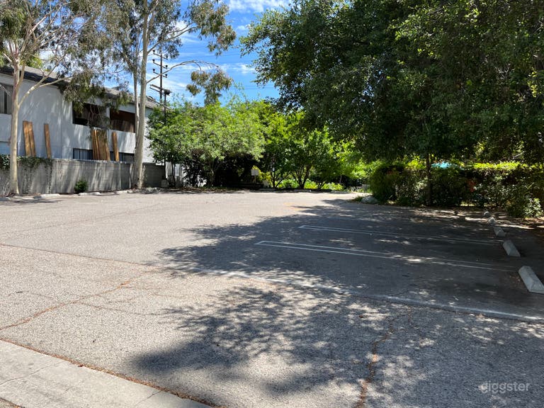  The east parking lot area 