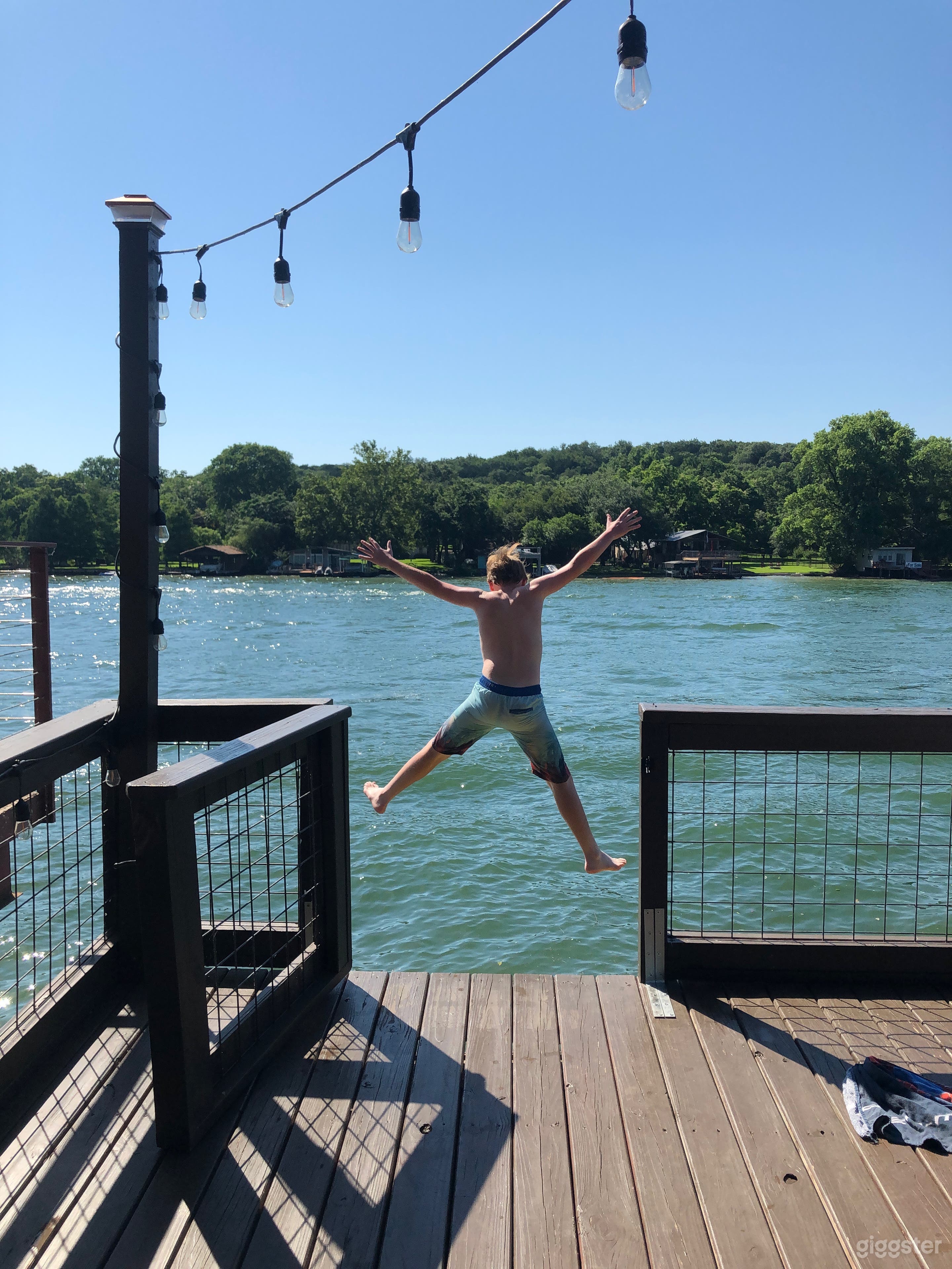 Jump off our dock into 15' depth of gorgeous Lake Austin!
