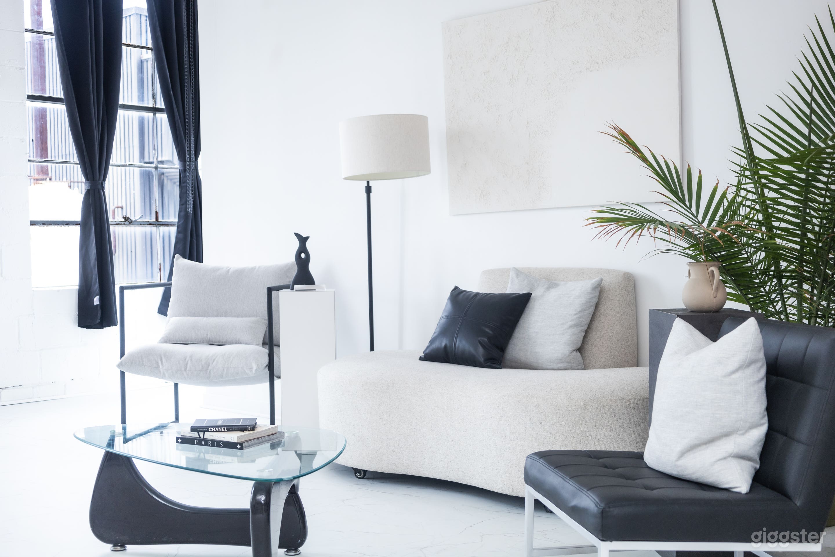 Living Room Setup (sofa is on wheels and easy to move)