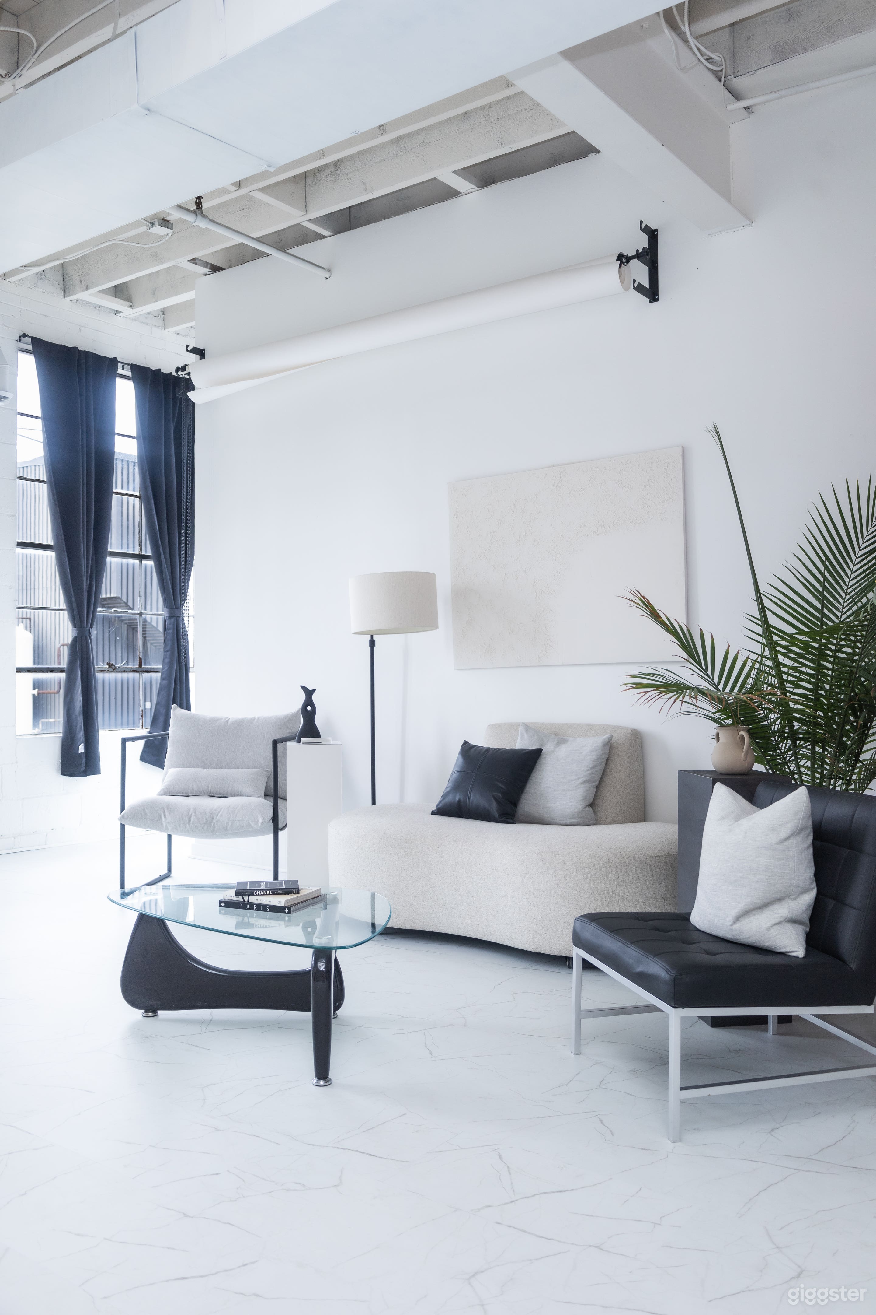 Living Room Setup (sofa is on wheels and easy to move)