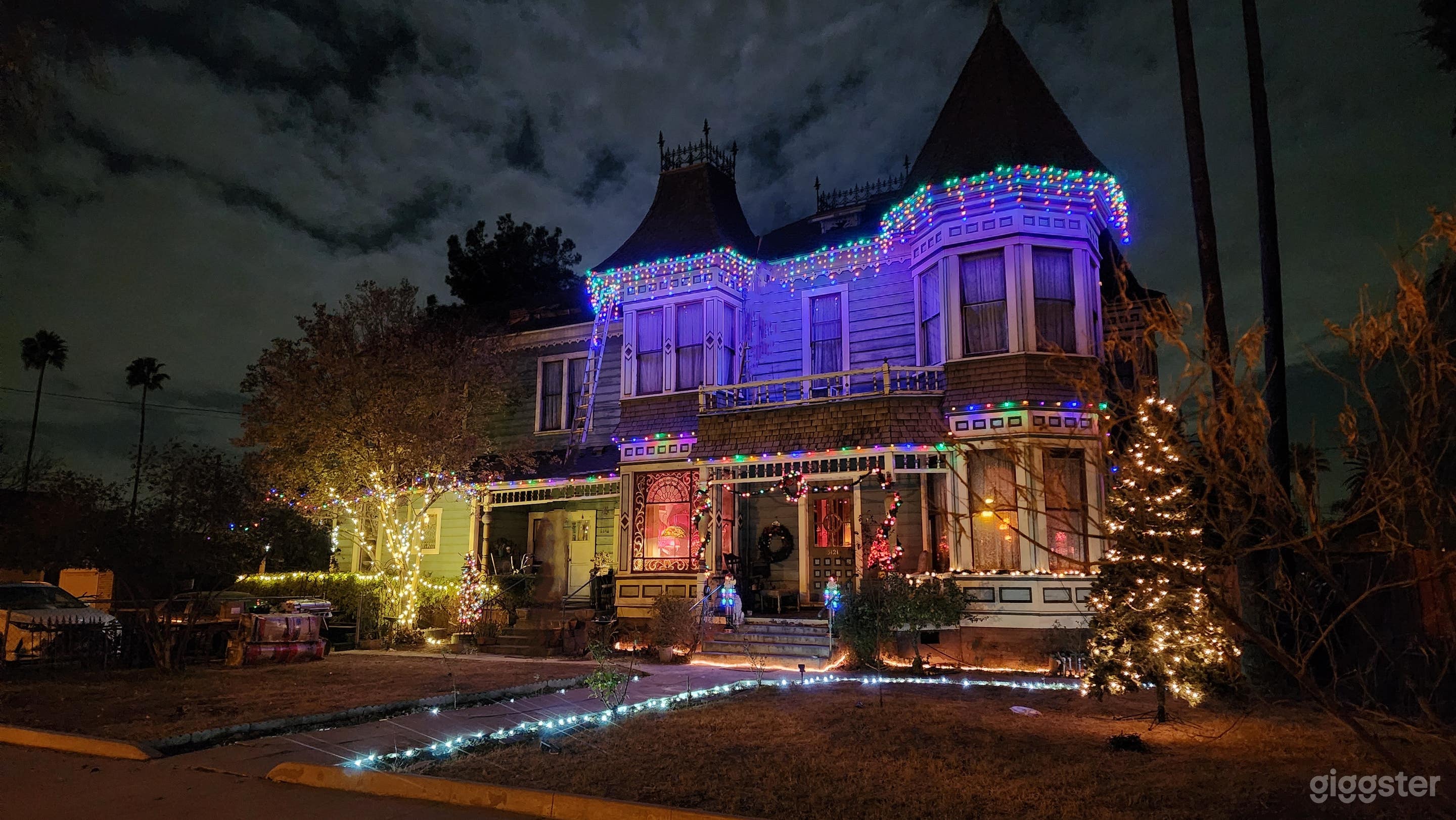 Christmas Decorations are up during holidays