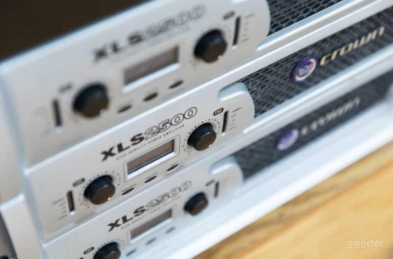  State of the art sound system. 