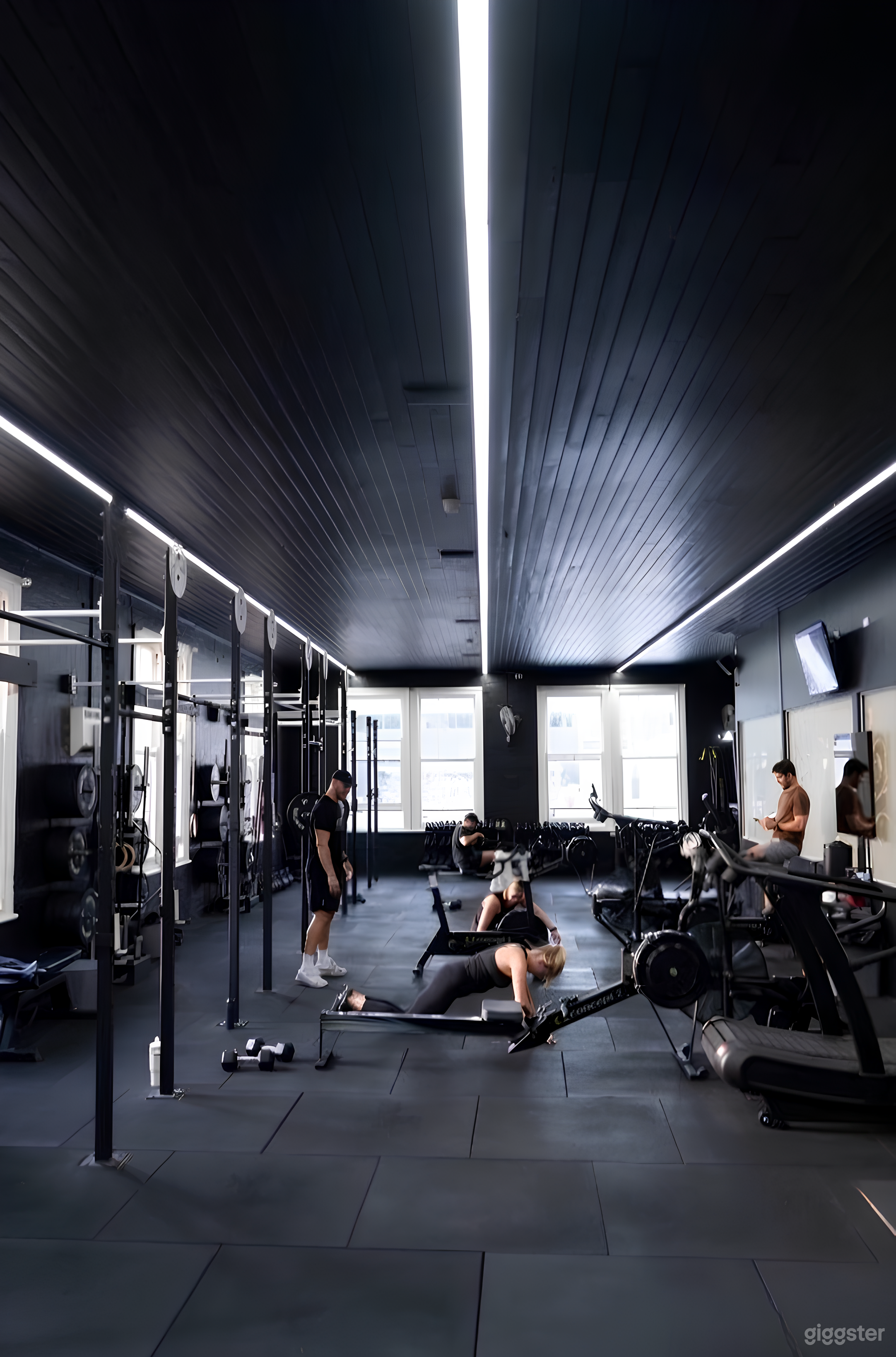 Modern Boutique Gym with Natural Light for Productions Photo 1