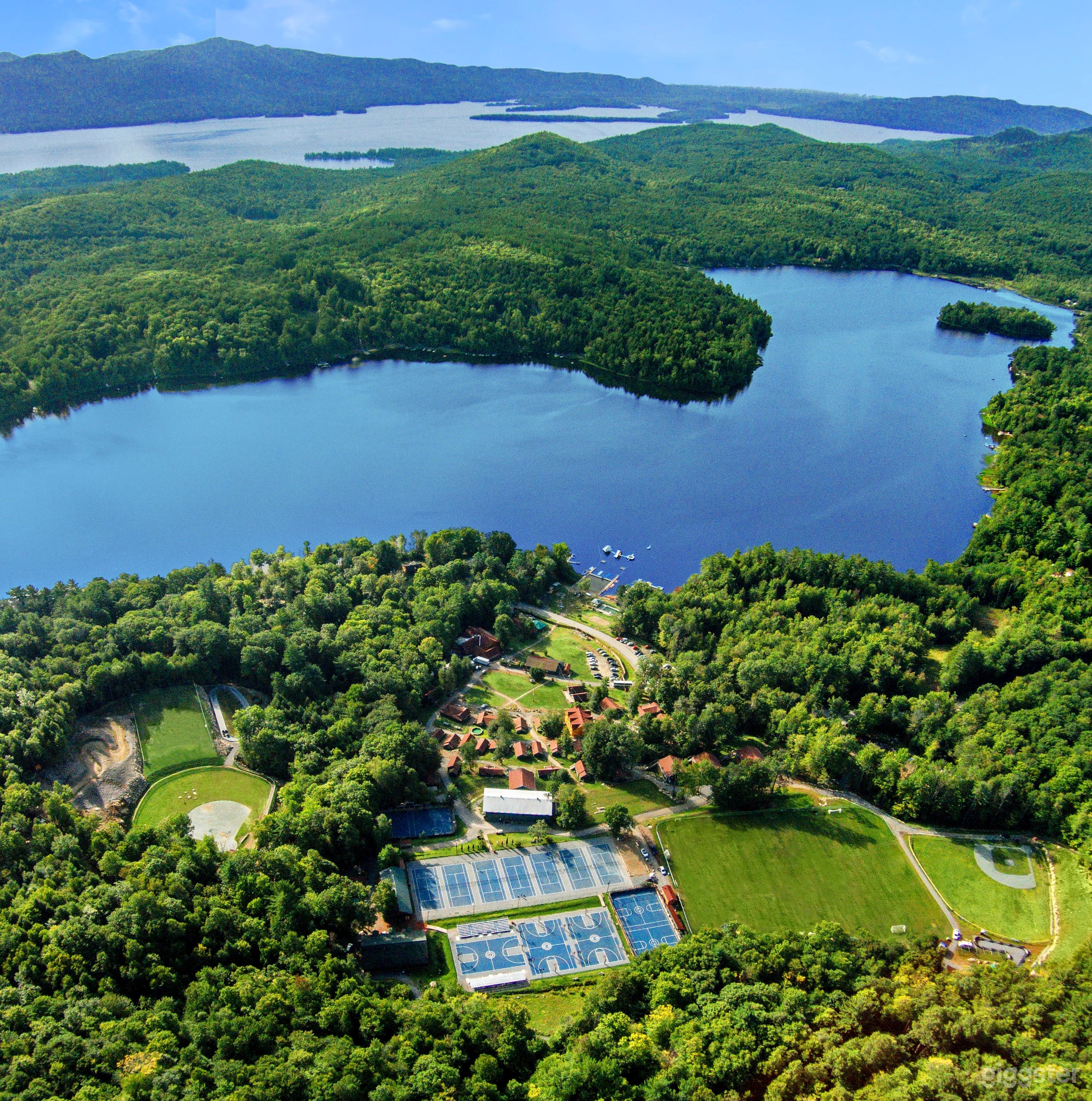 Aerial View of Camp WAlden