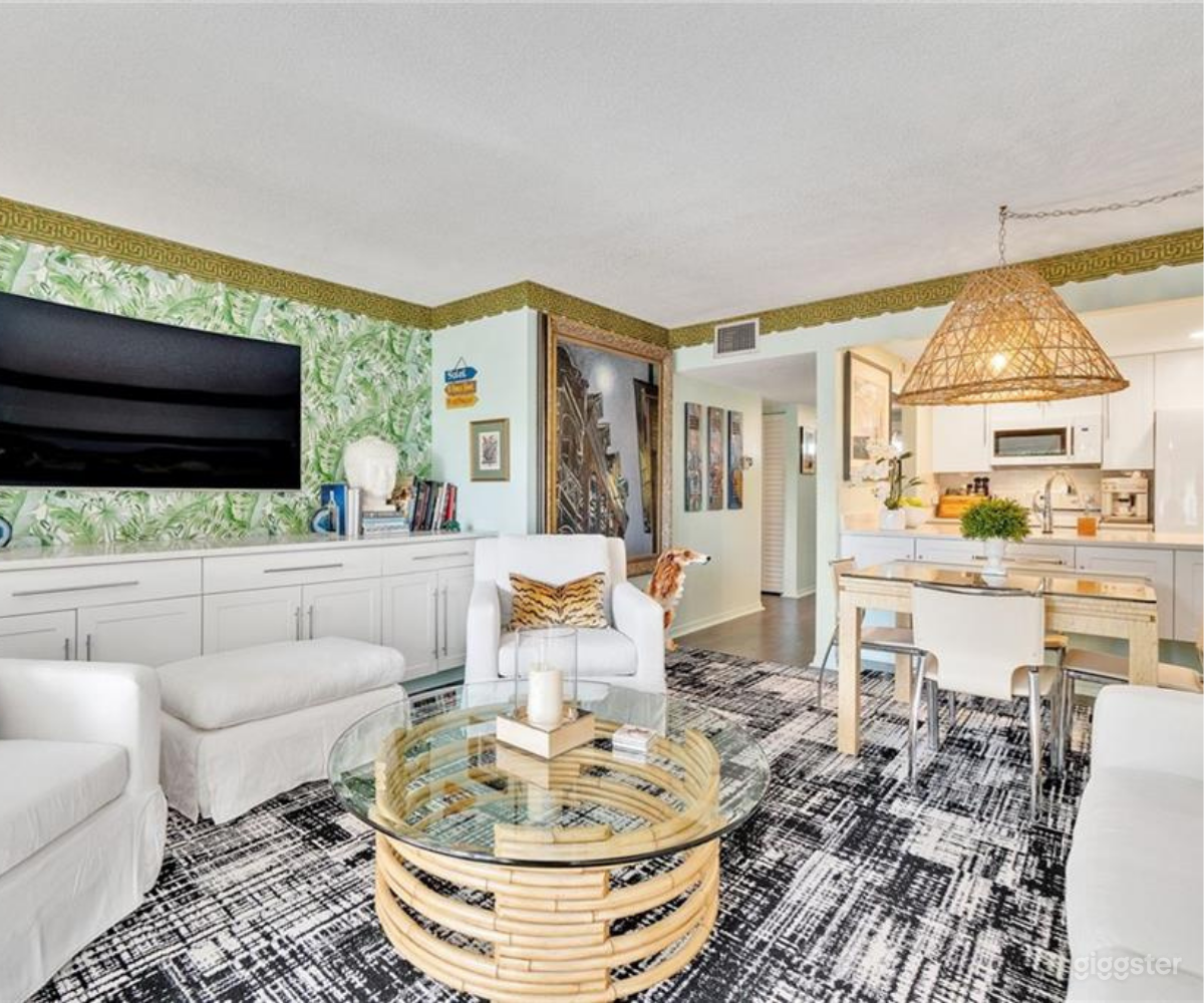 Open Living Room and Dining Area