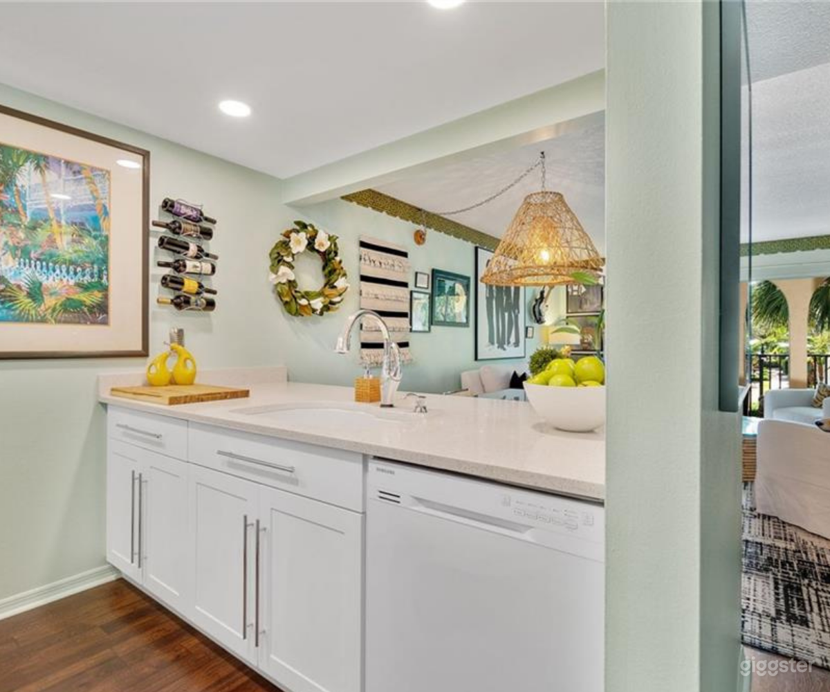Open Kitchen facing Dining Area