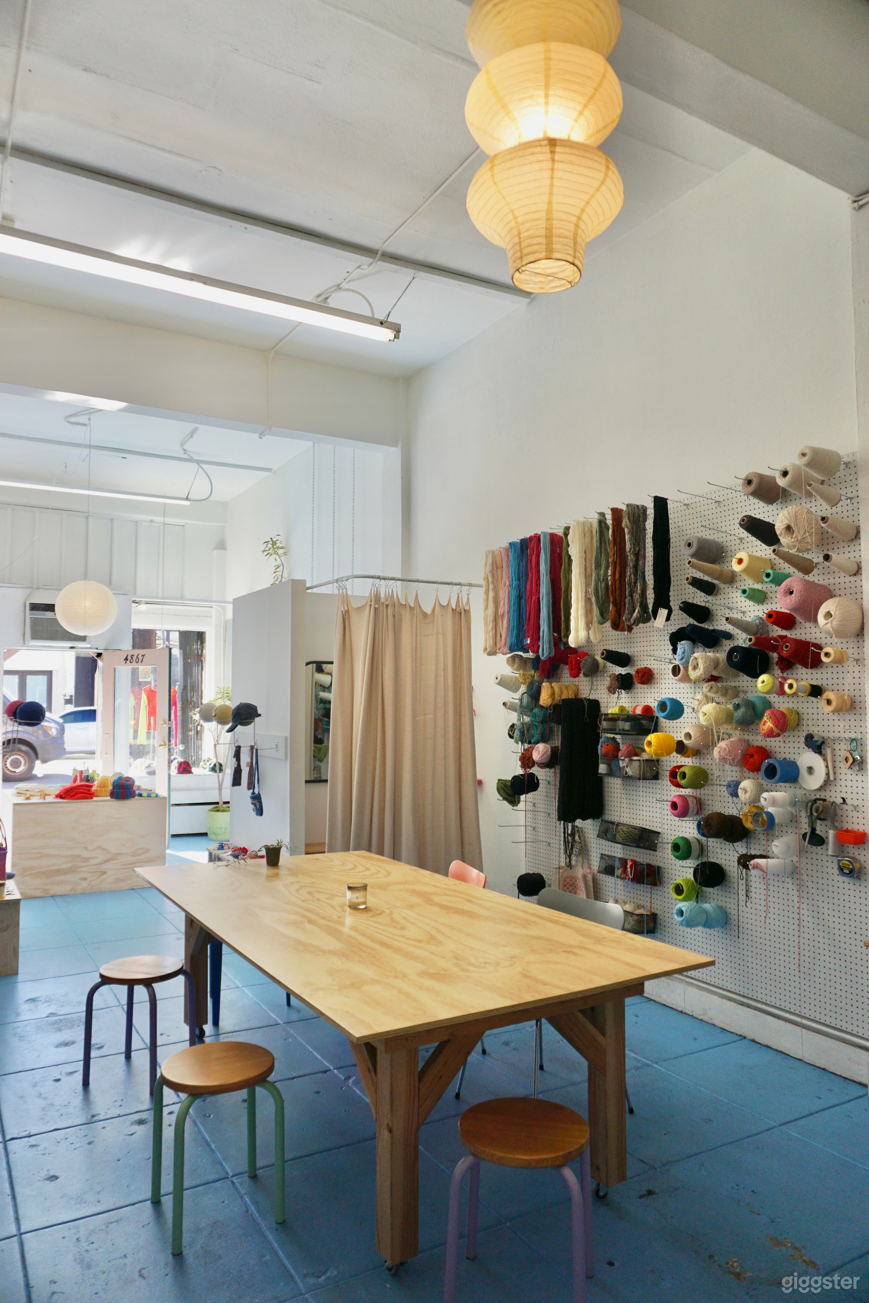 Colorful Retail Space with Adjoining Work Studio Photo 2