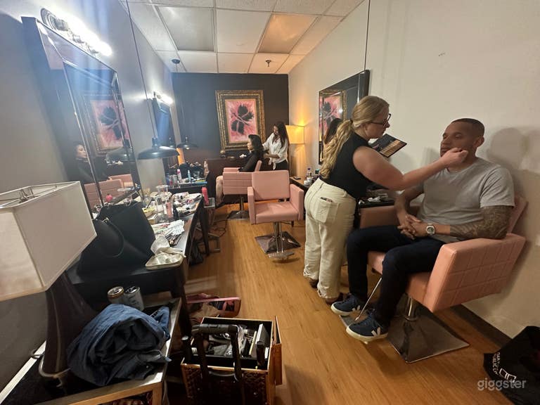  Makeup/Wardrobe Room with three stations. 