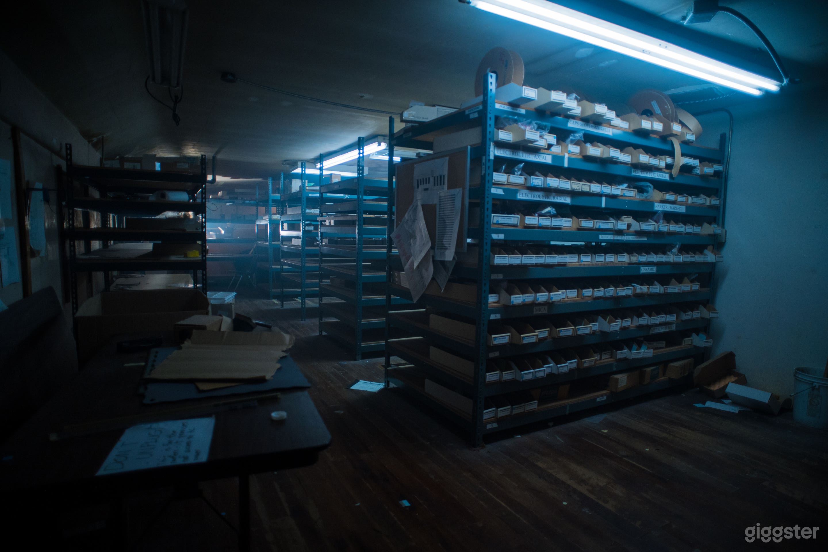 Creepy Warehouse Attic Stockroom with Torture Chamber Photo 1