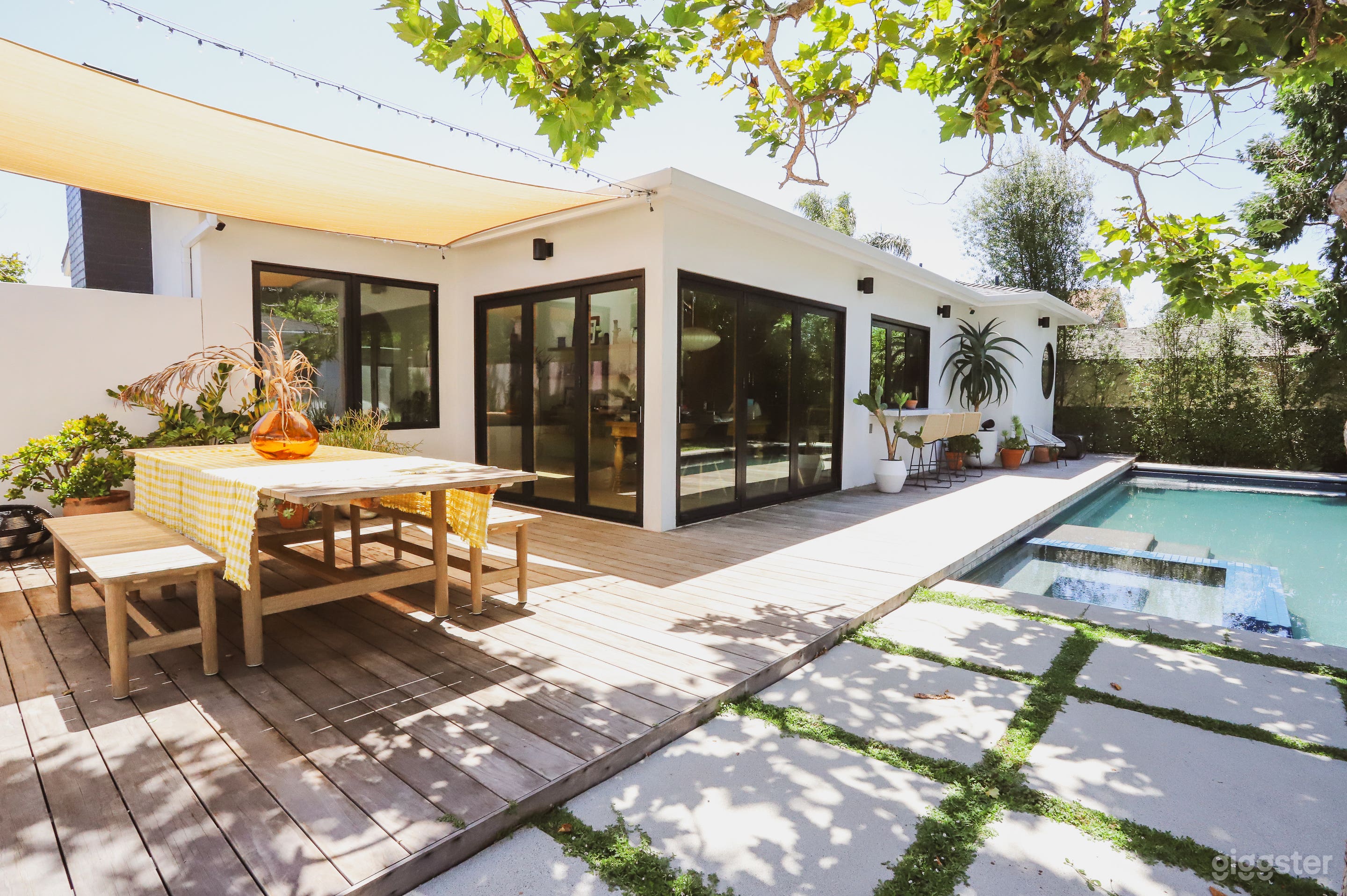 Modern casual California Indoor/Outdoor Living Photo 3