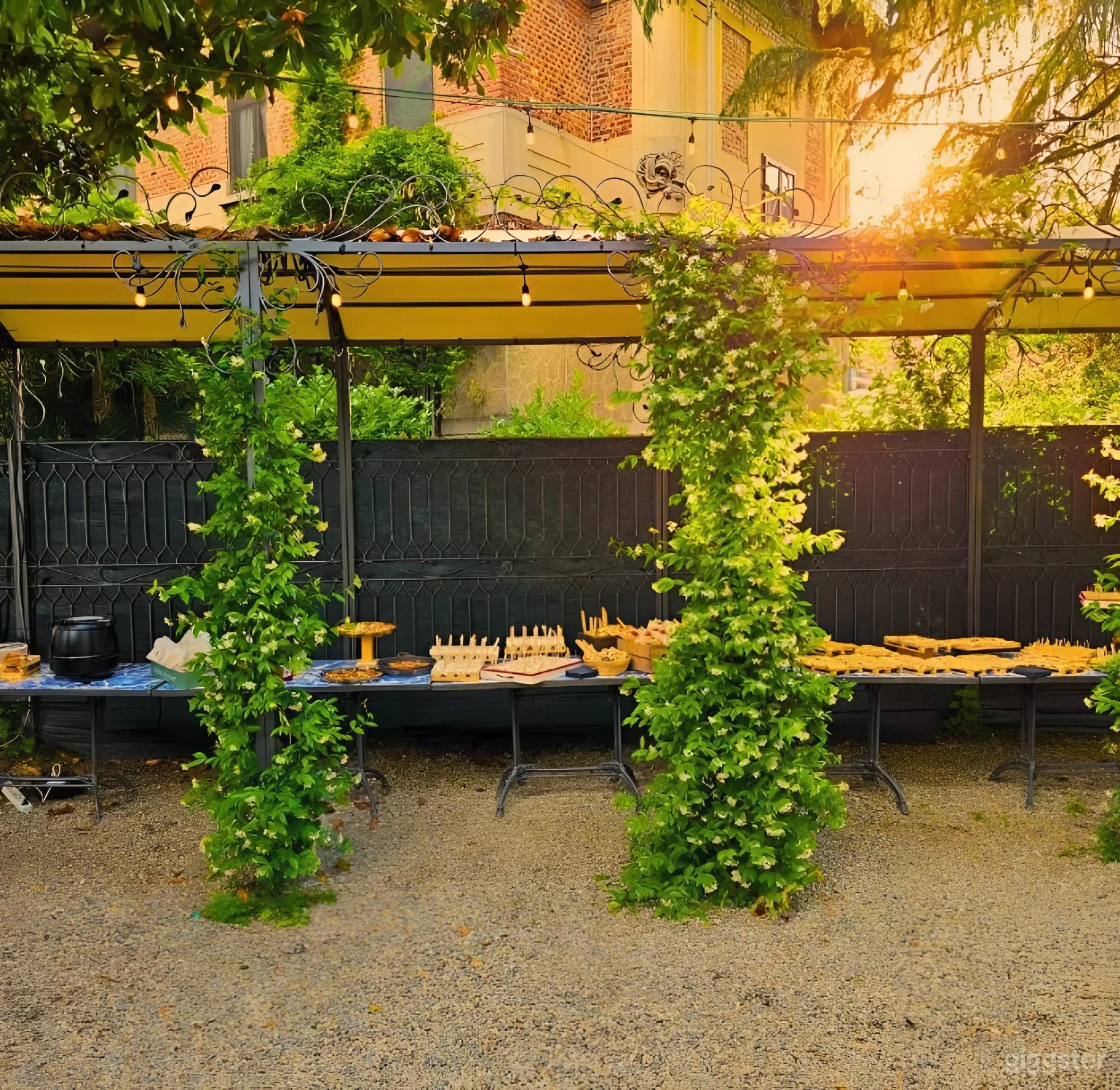 Foto di Elegante Pergola da Giardino per Eventi e Raduni all'Aperto 3
