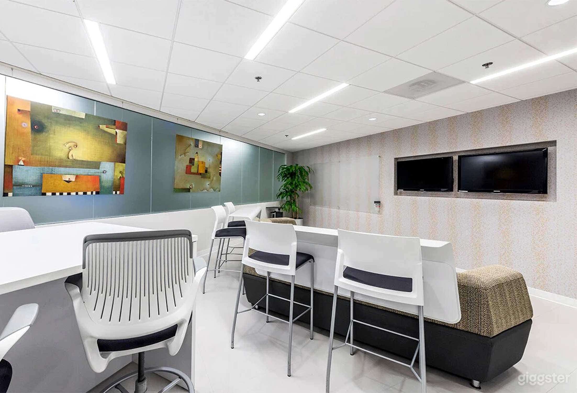 Contemporary Lounge Style Media Room   Photo 3