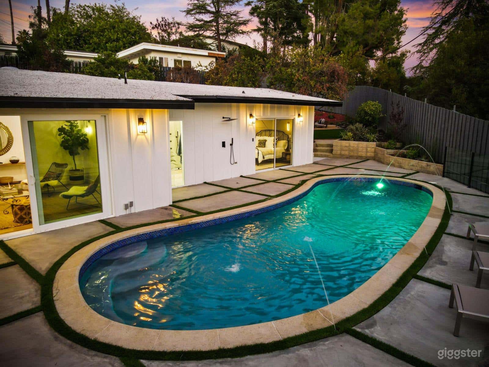 Breathtaking Midcentury Pool Escape with Panoramic Views Photo 2