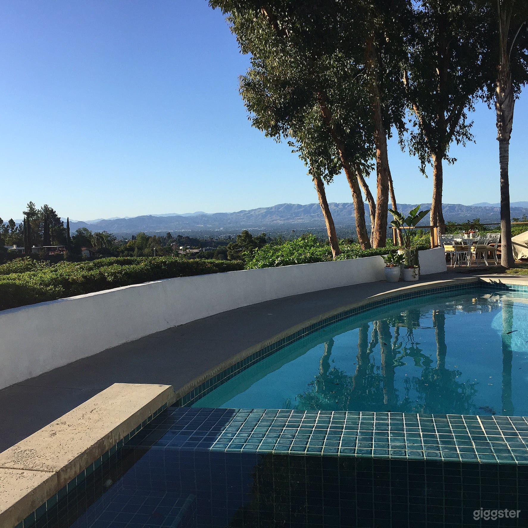 backyard pool &amp; view