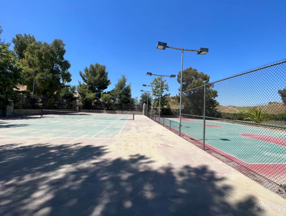 Spacious Tennis Court in a Mansion Photo 3