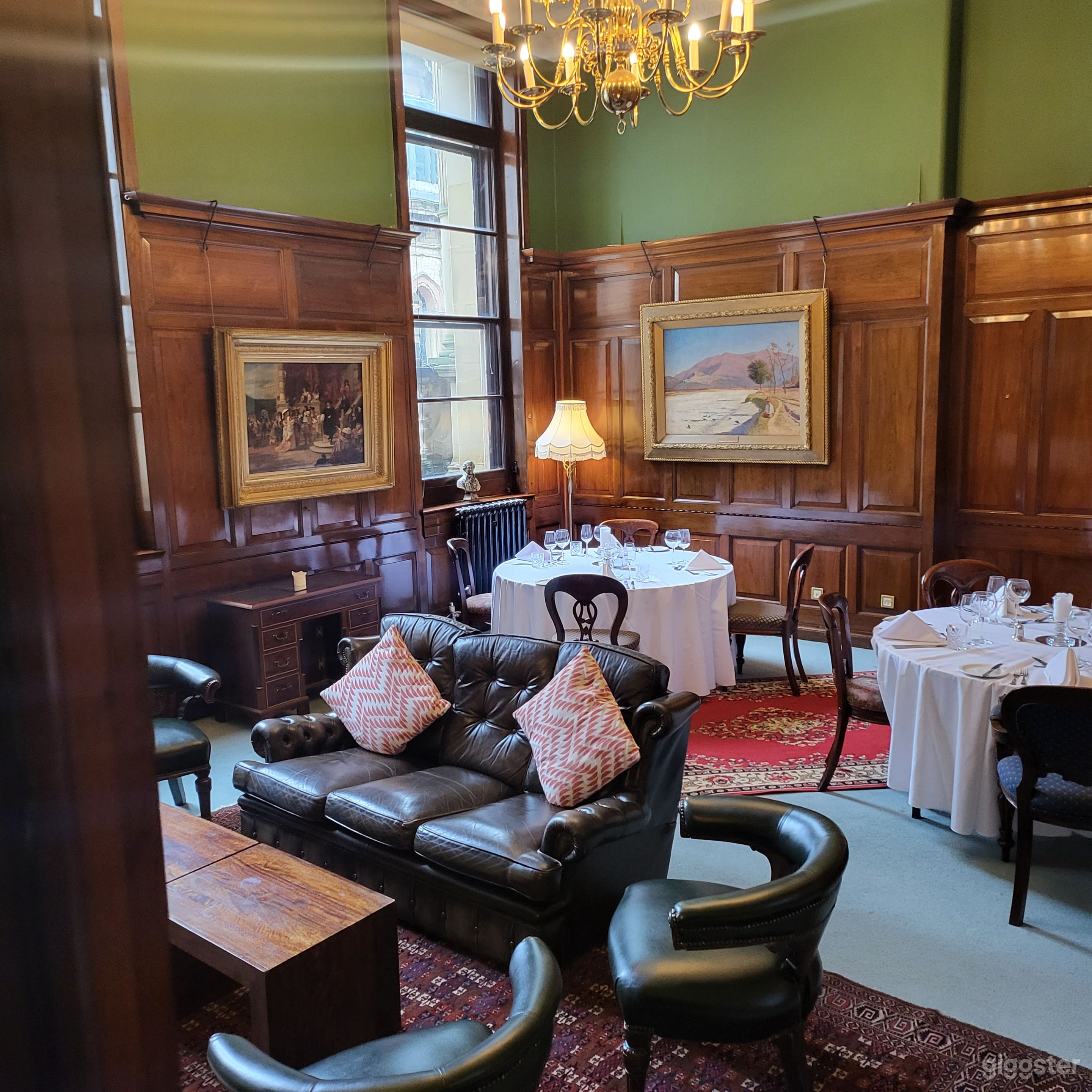 Elegant Wood-Paneled Event Room Photo 4