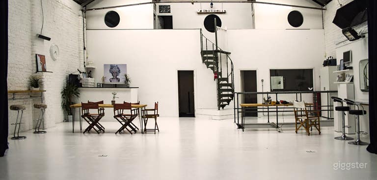  The main studio - plenty of space for set building, and more! 
