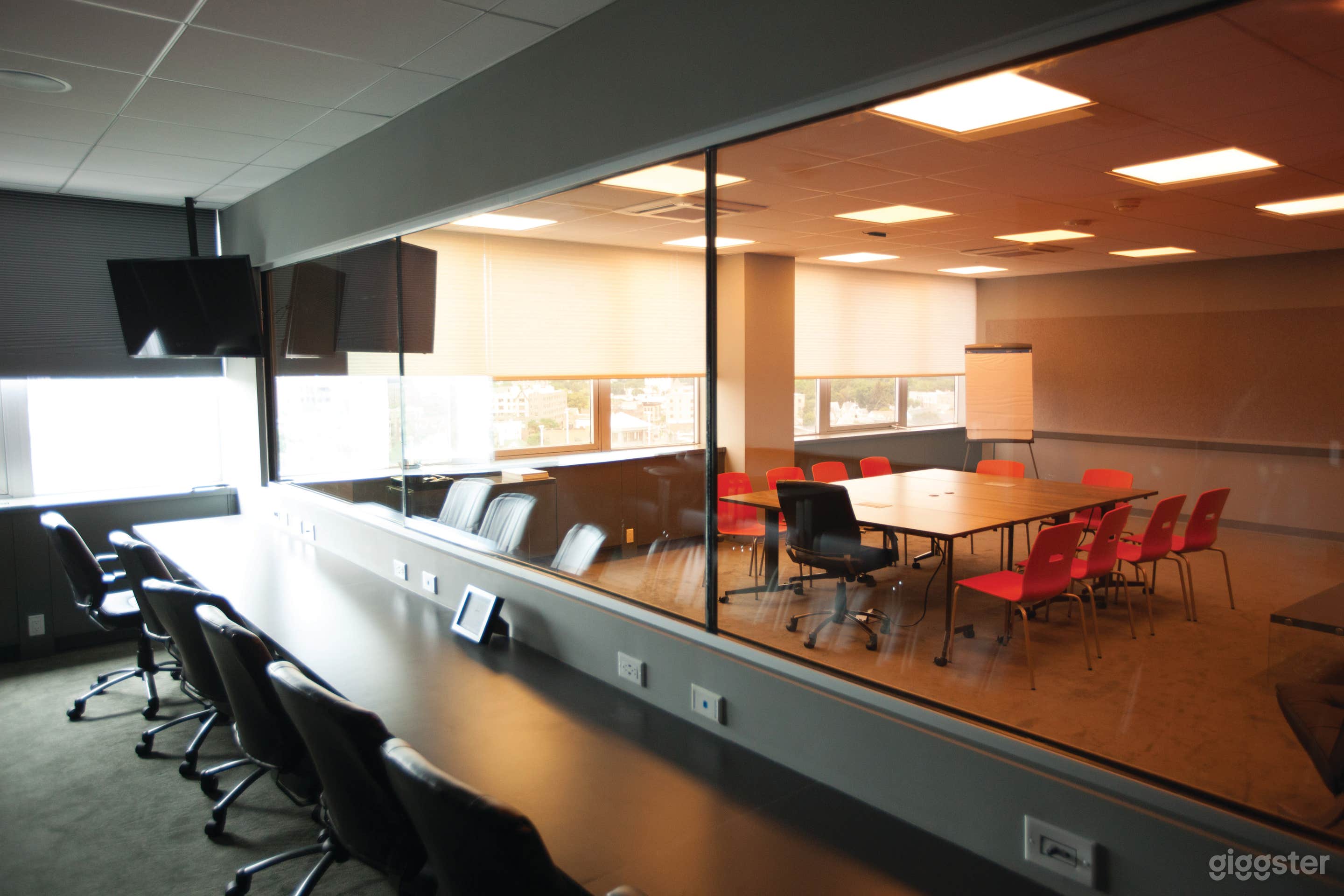 View From Viewing Room into Conference Room